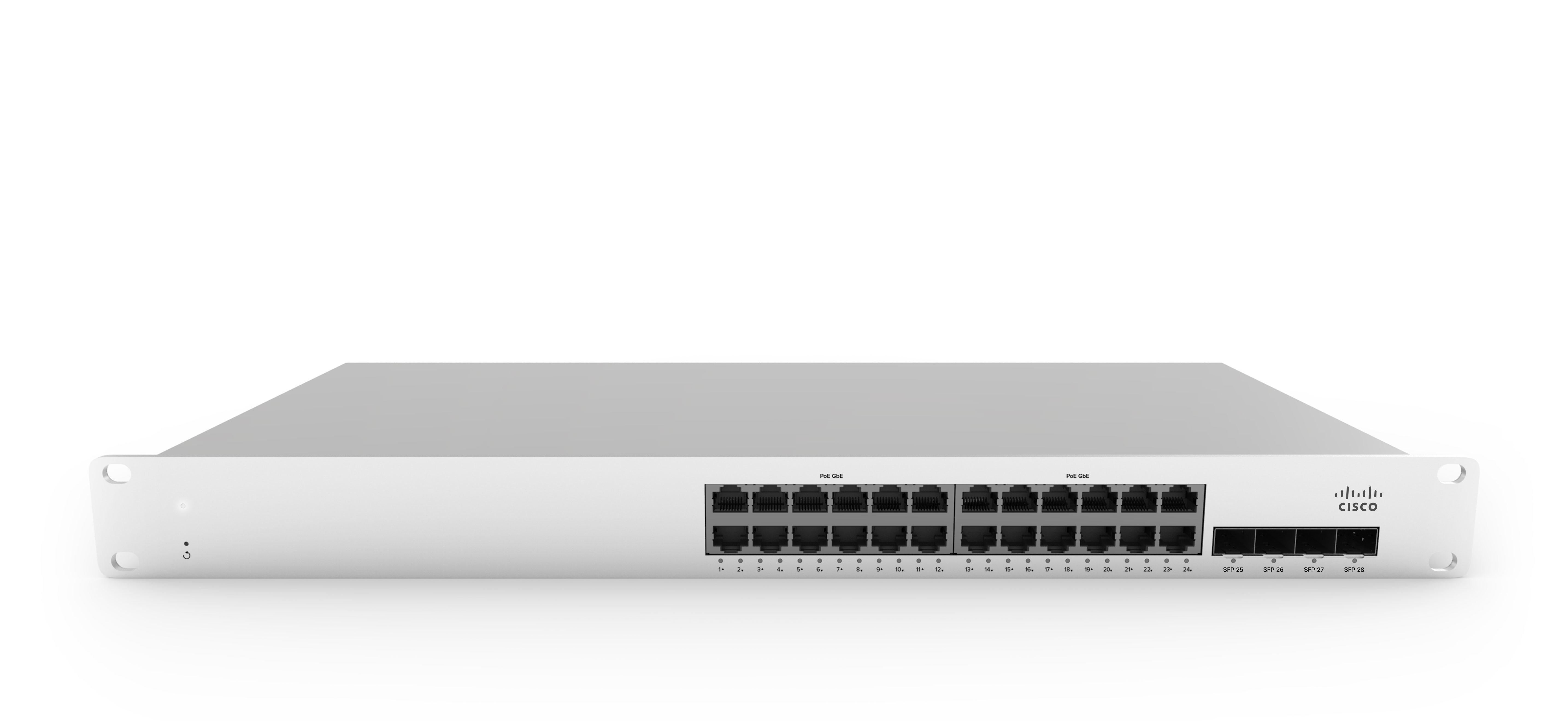 MS210-24-HW - Cisco Meraki MS210-24 Switch, 24 x 10/100/1000 + 4 x Gigabit SFP Uplink