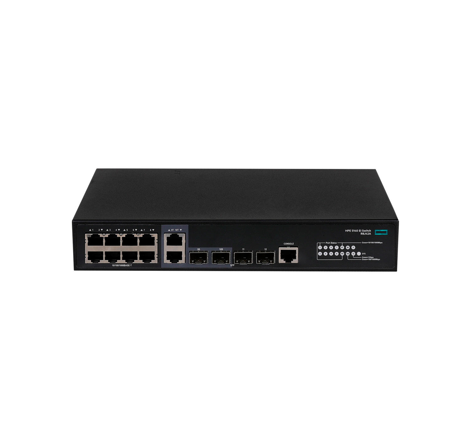 R8J42A - HPE FlexNetwork 5140 8G 2SFP 2XGT Combo EI - Switch