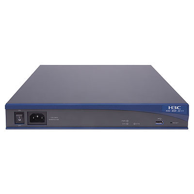 JF241A - Router HPE MSR20-12 con conmutador de 4 puertos y puertos WAN