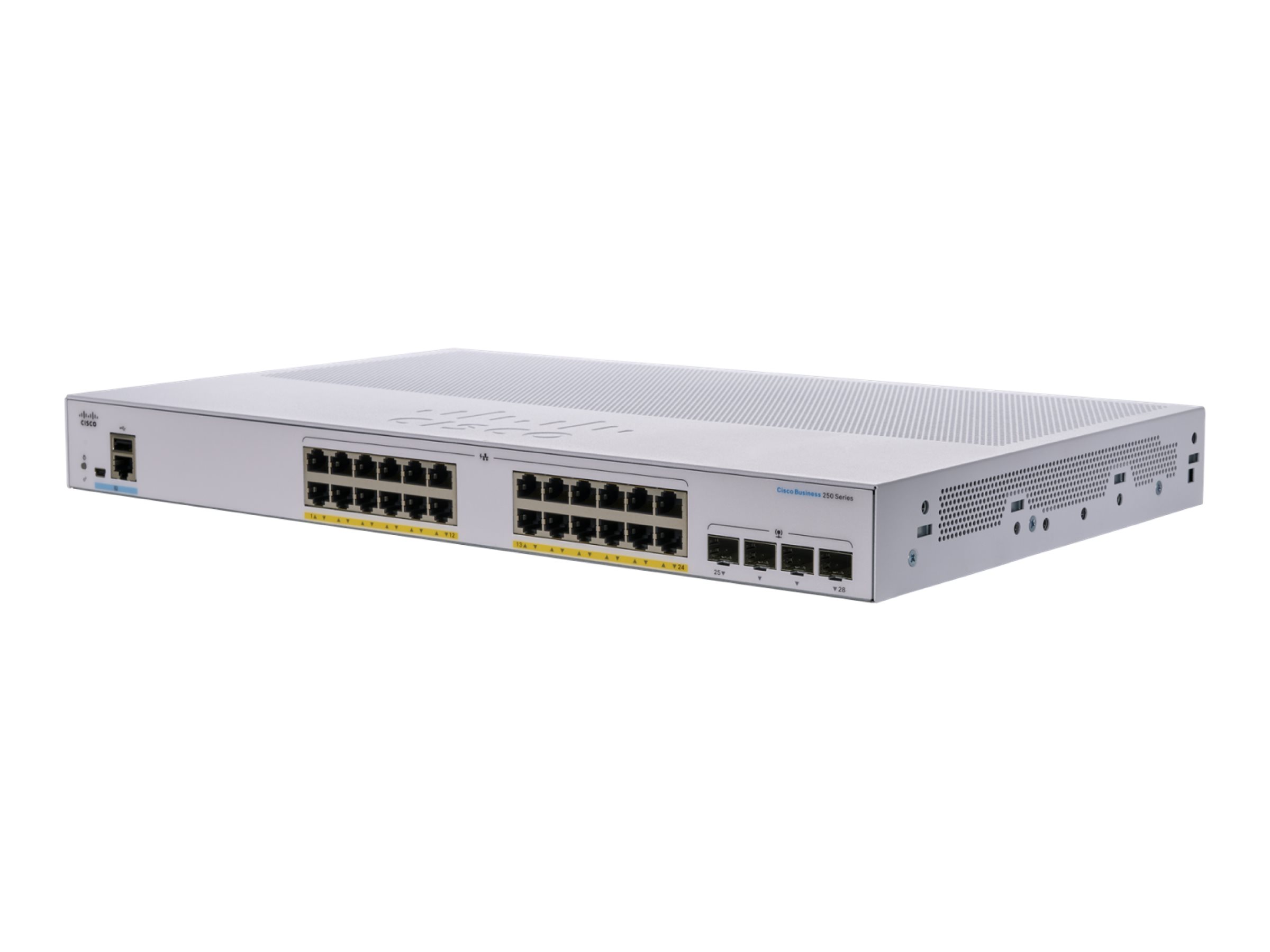 CBS250-24P-4G-EU - Cisco Business 250 Switch, L3, Smart, 24x 10/100/1000 (PoE+)