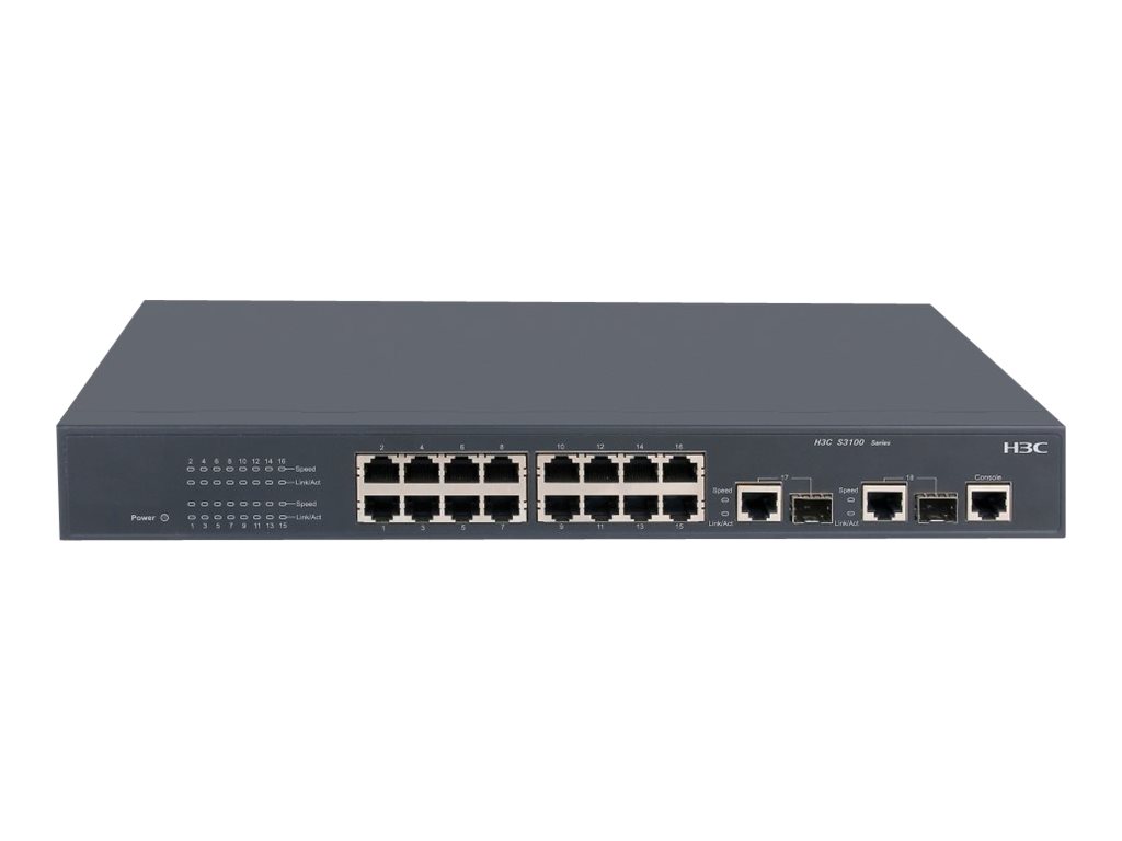 JD319A - HPE 3100-16 EI Switch - Switch - L4 - managed