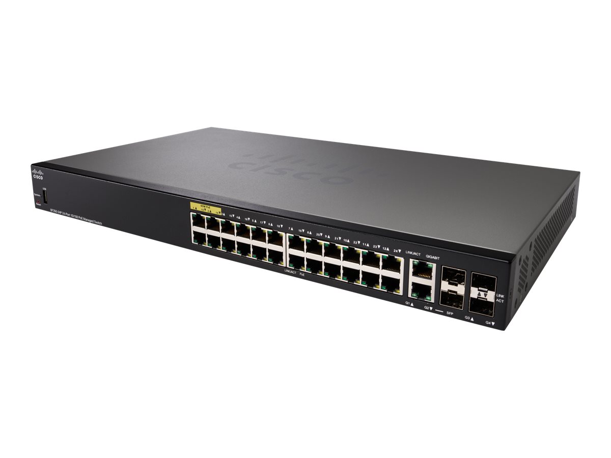 SF350-24P-K9-EU - Cisco Small Business Switch, L3, managed, 24 x 10/100 (PoE+)