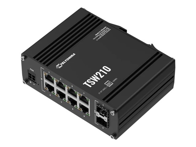 TSW210000040 - Teltonika TSW210 - Switch - unmanaged - 8 x 10/100/1000