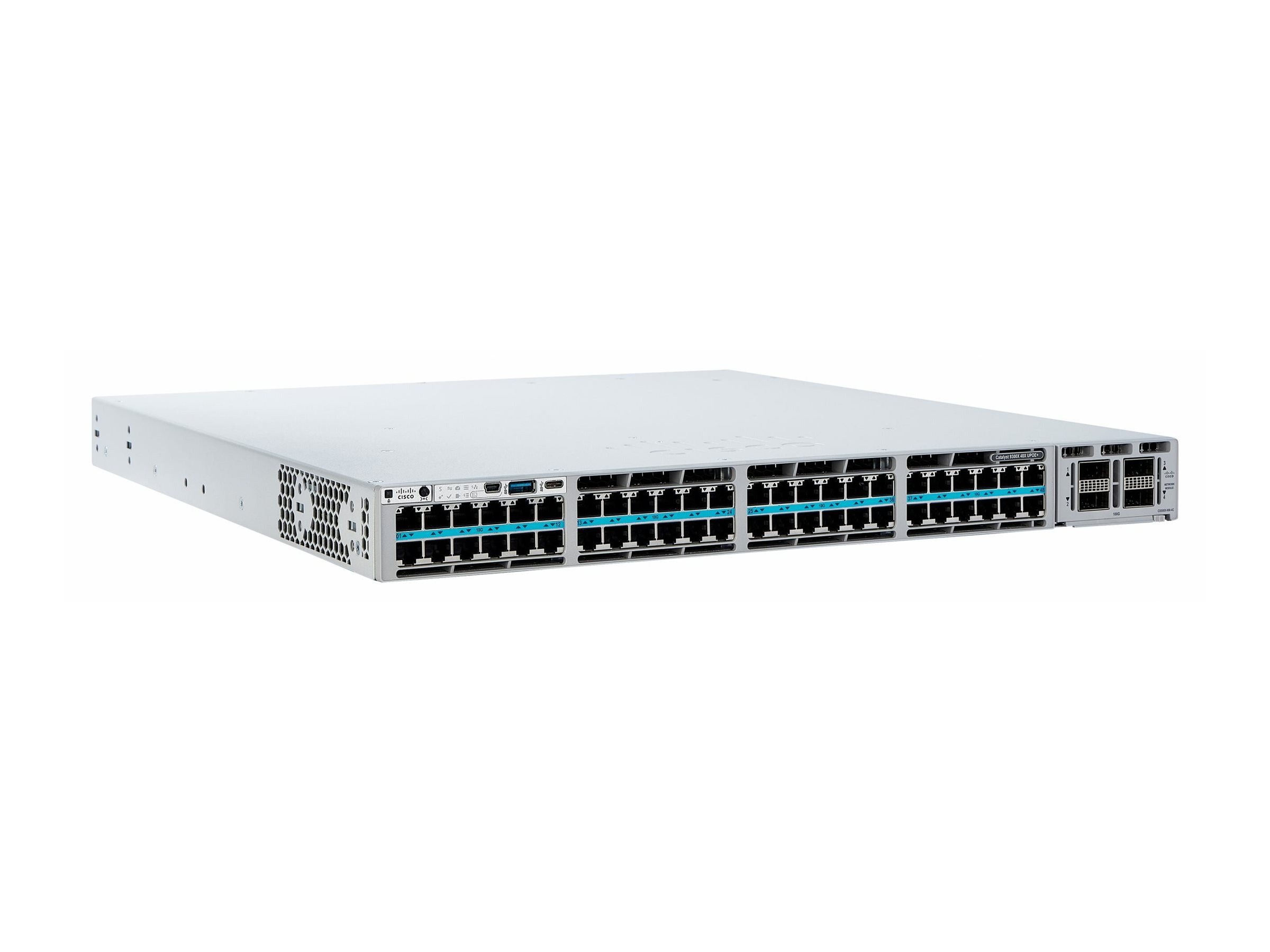C9300X-48HXN-E - Cisco Catalyst 9300X - Network Essentials - Switch - L3 - managed - 8 x 100/1000/2.5G/5G/10GBase-T (UPOE+)