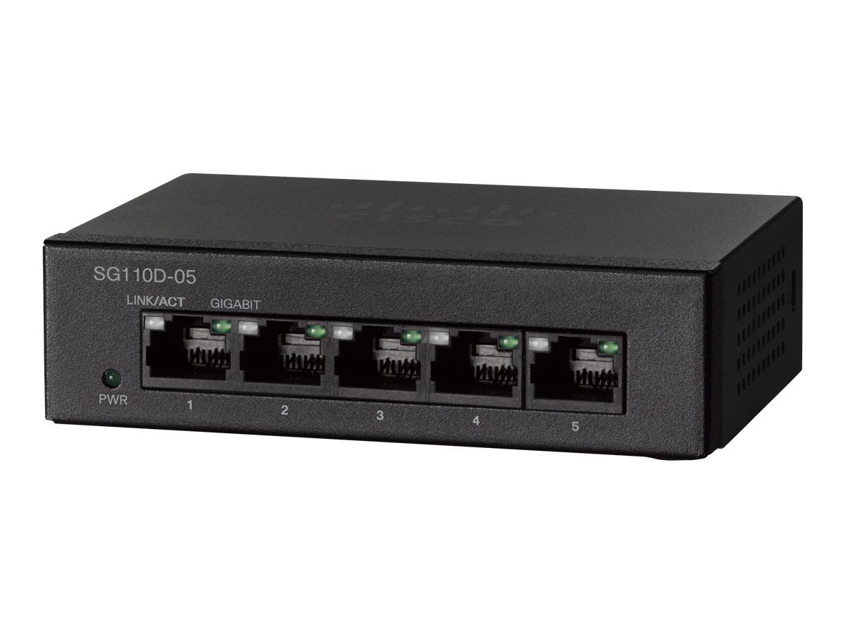 SG110D-05-EU - Switch Cisco Business 110 - 5 porte - Non gestito