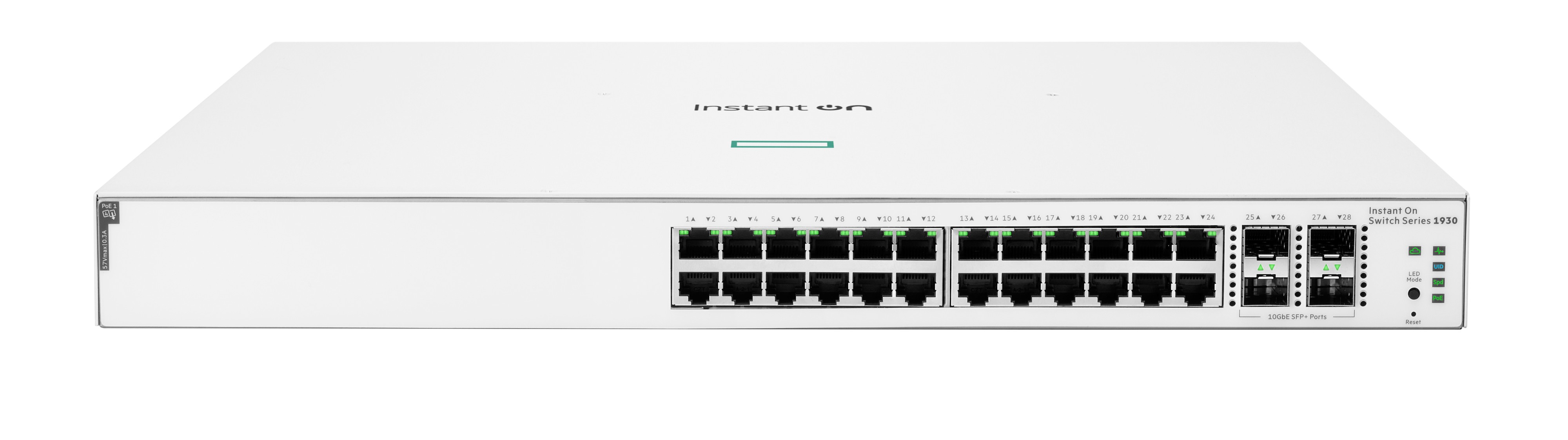 JL683B - HPE Networking Instant On 1930 24G PoE Switch, 4 SFP/SFP+, 195W, L3, 24x 10/100/1000