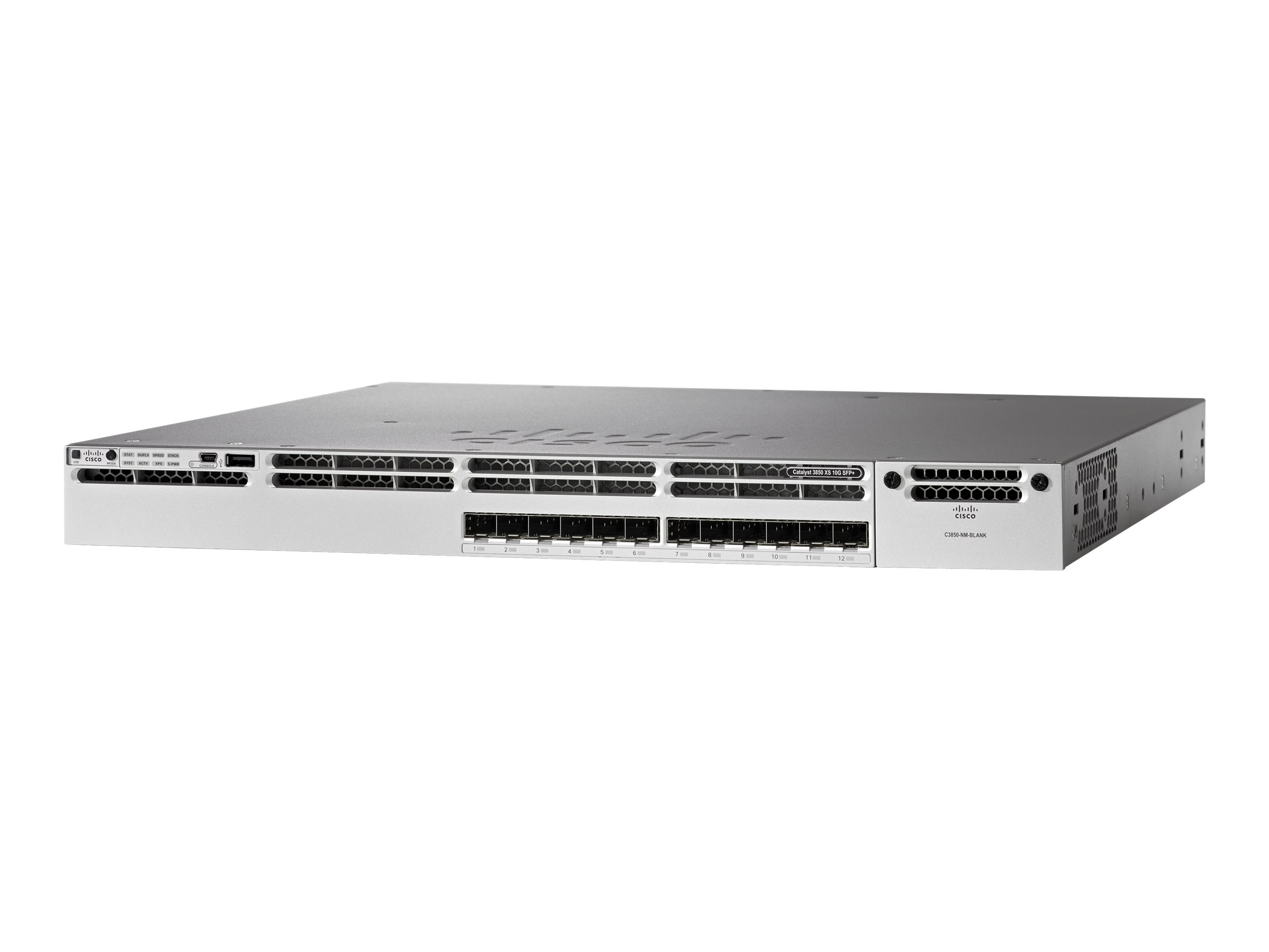 WS-C3850-16XS-S - Cisco Catalyst 3850 Switch, L3, 12x 1G/10G SFP+ + 4x 10G SFP+ Uplink