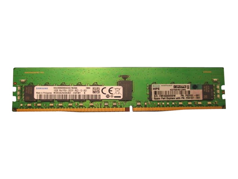 P06187-001 - HPE SmartMemory - DDR4 - Modul - 16 GB - DIMM