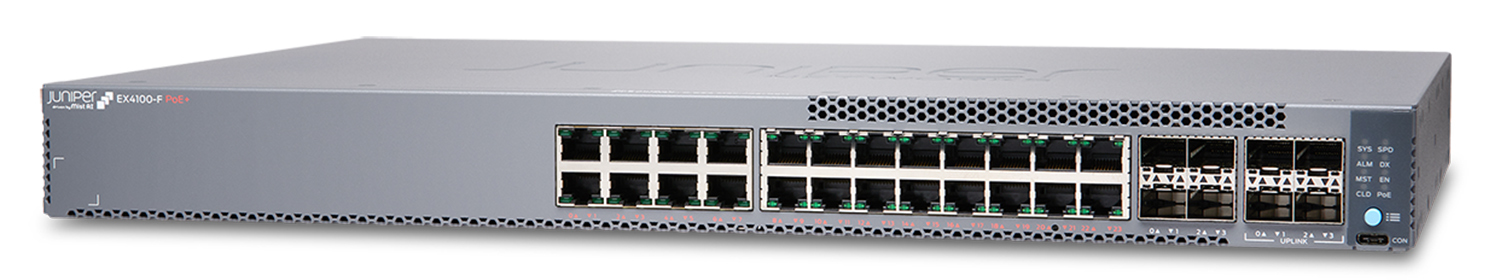 EX4100-F-24P - Juniper EX Series EX4100-F-24P - Switch - L3 - managed - 24 x 10/100/1000 (24 PoE+)