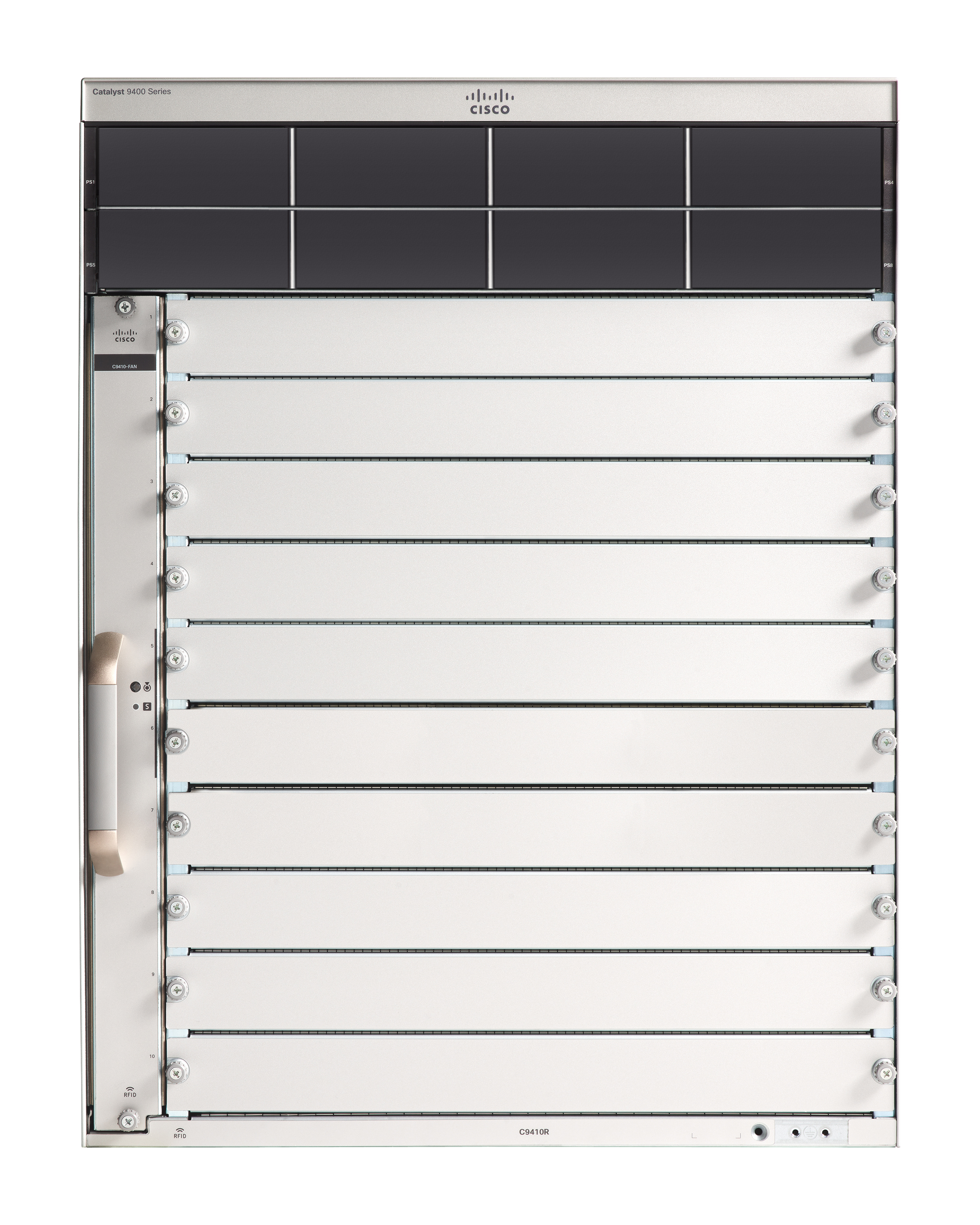 C9410R= - Cisco Catalyst 9400 Series chassis - Switch