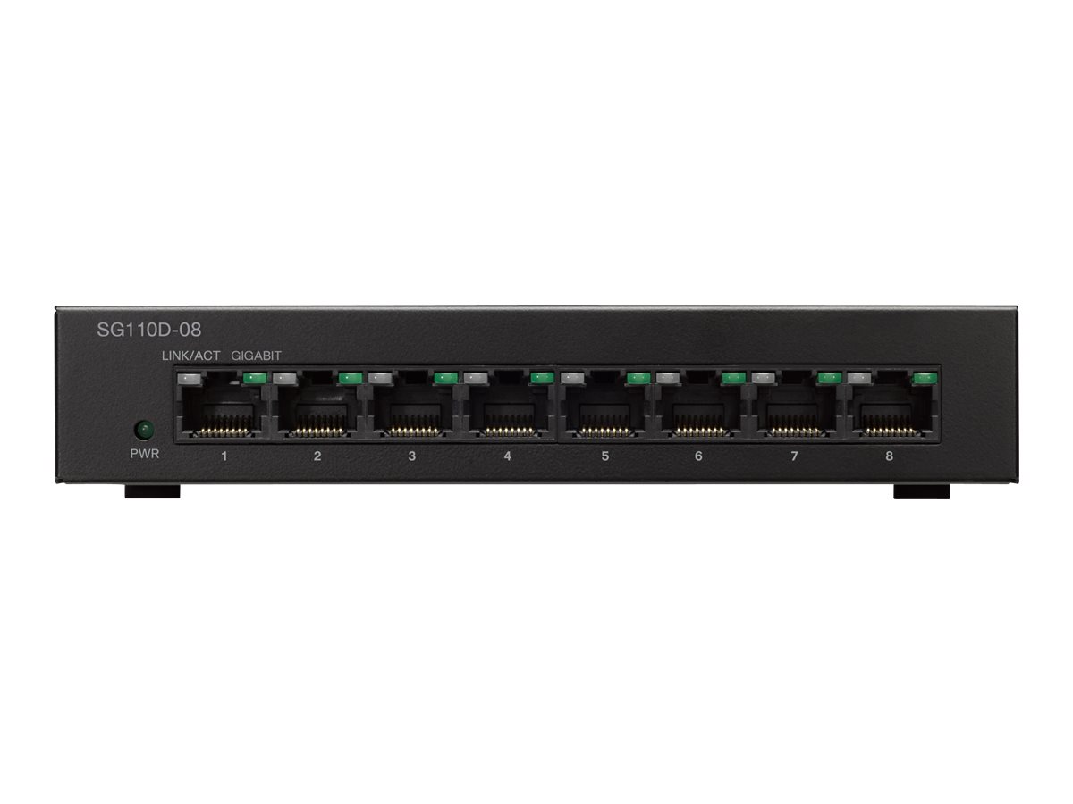 SG110D-08-EU - Conmutador Cisco Business 110 - 8 puertos - No gestionado