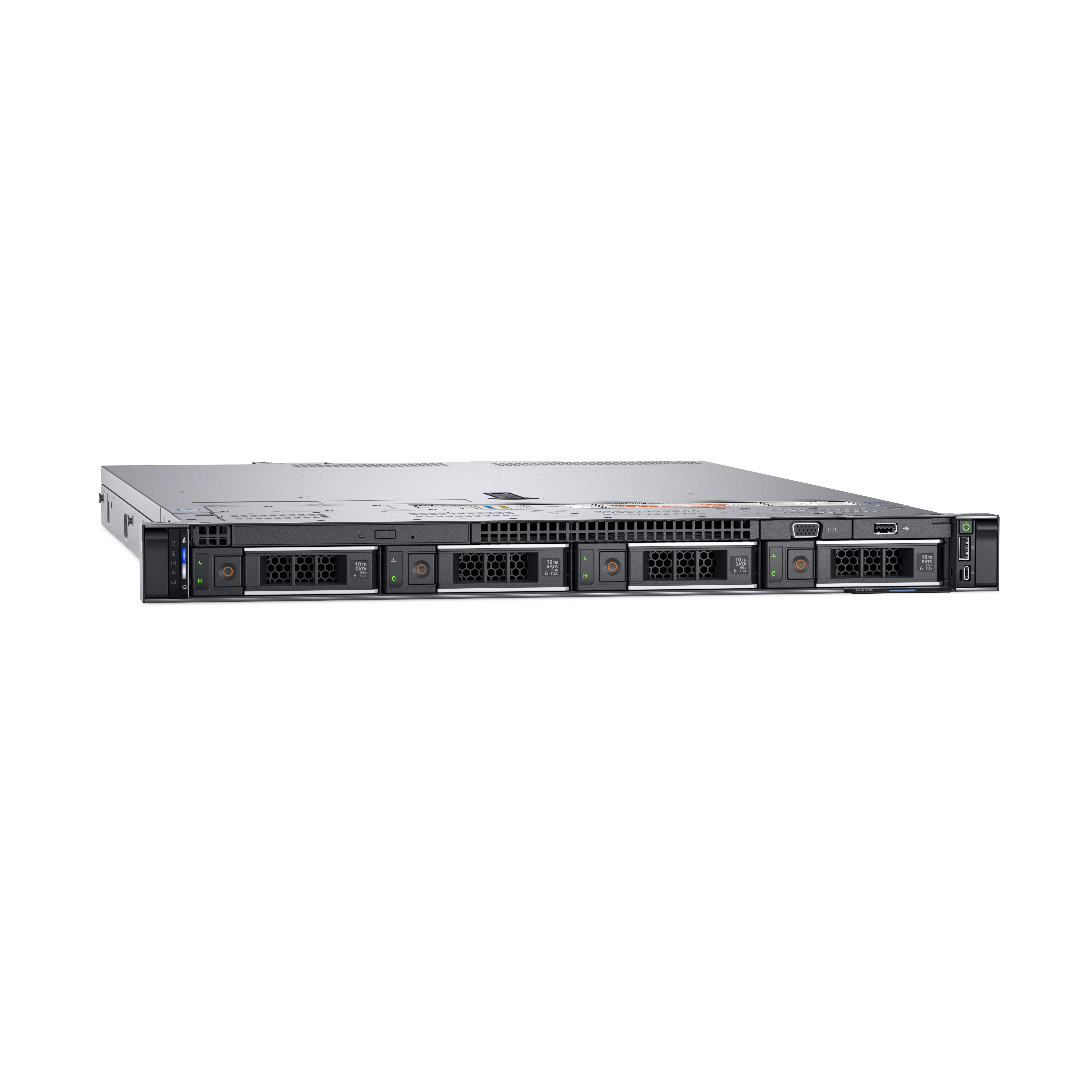 W9TW1 - Dell PowerEdge R440 - Server - Rack-Montage - 1U - de doble procesador - 1 x Xeon Silver 4210R / 2.4 GHz - RAM 16 GB - SAS - Hot-Swap 6.4 cm (2.5")