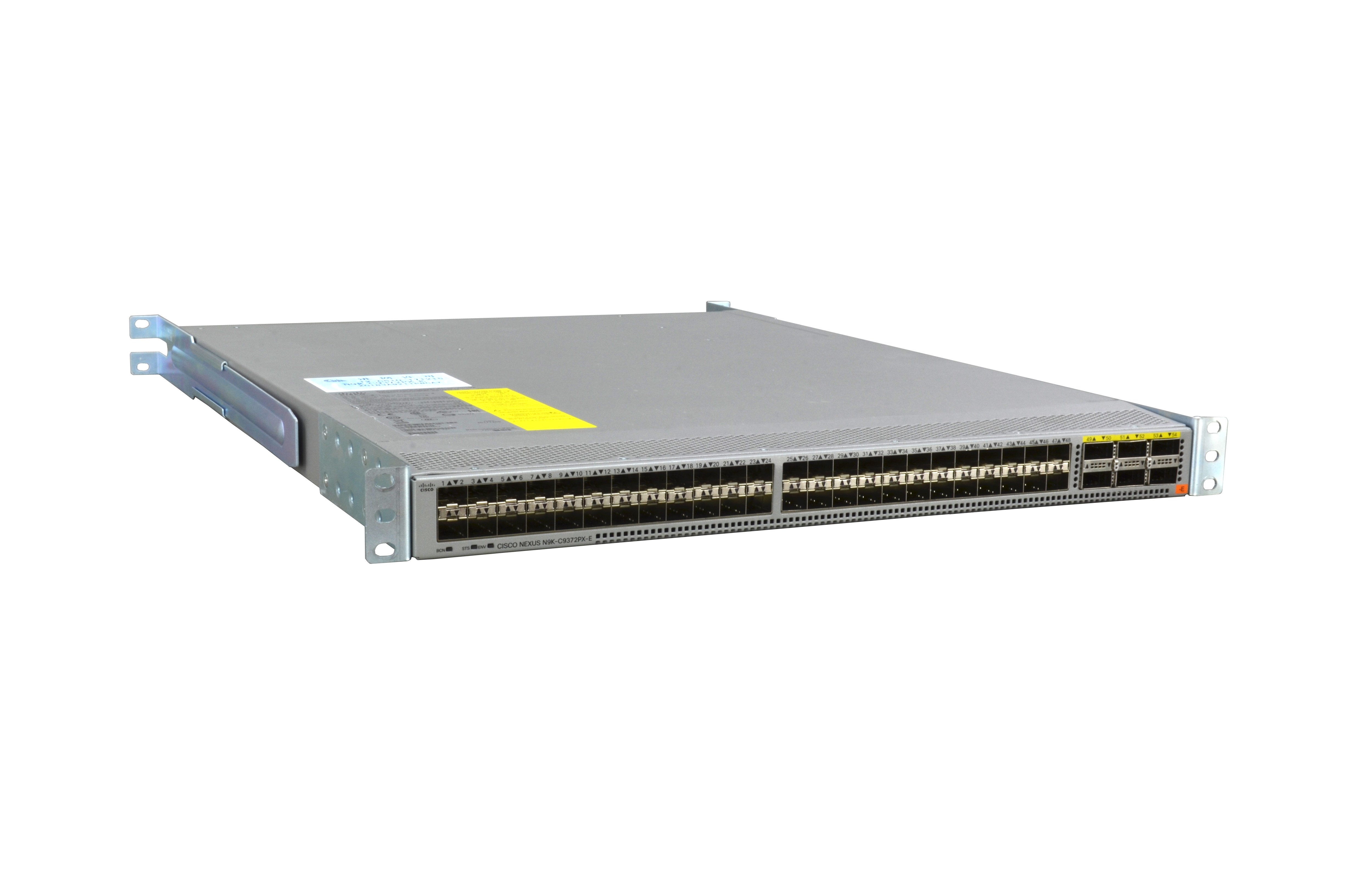 N9K-C9372PX-E - Cisco Nexus 9372PX-E Switch, L3, 48x 1/10G SFP+ + 6x 40G QSFP+