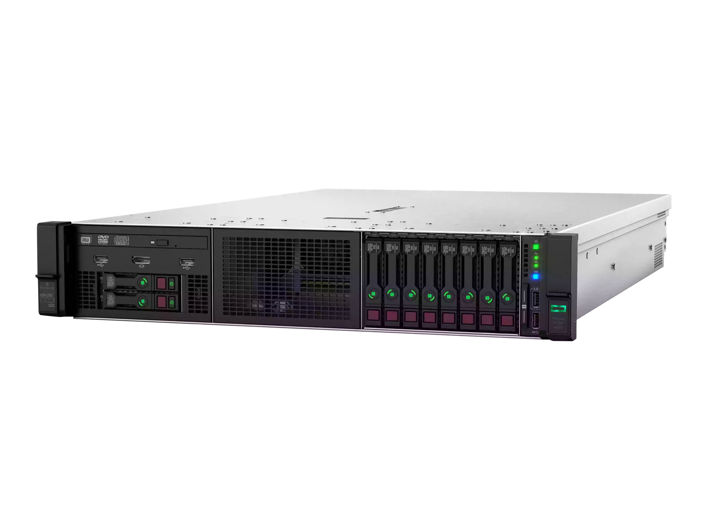 P40425-B21 - HPE ProLiant DL380 Gen10 Network Choice - Server - Rack-Montage - 2U - de doble procesador - 1 x Xeon Silver 4215R / 3.2 GHz - RAM 32 GB - SATA - Hot-Swap 6.4 cm (2.5")