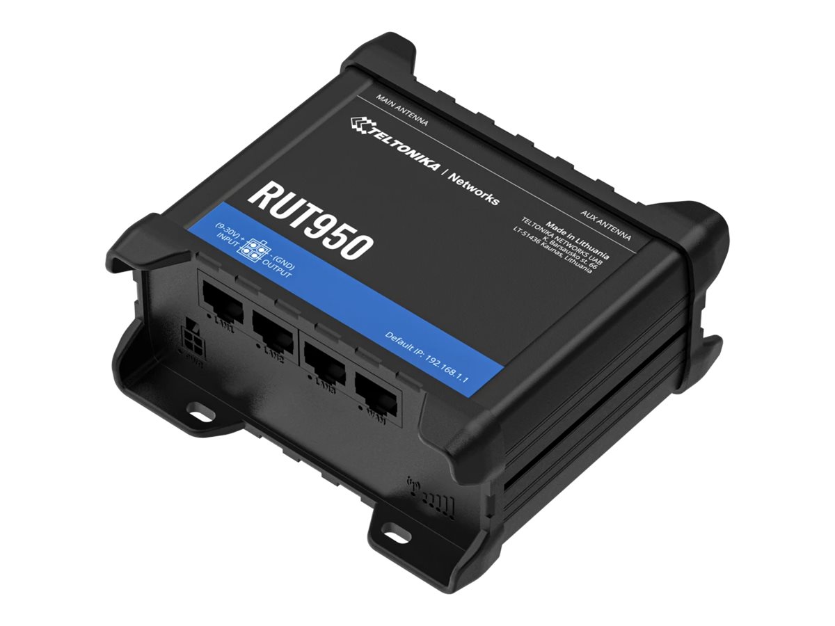 RUT9500022C0 - Teltonika RUT950 - Wireless Router - WWAN 4-port Switch