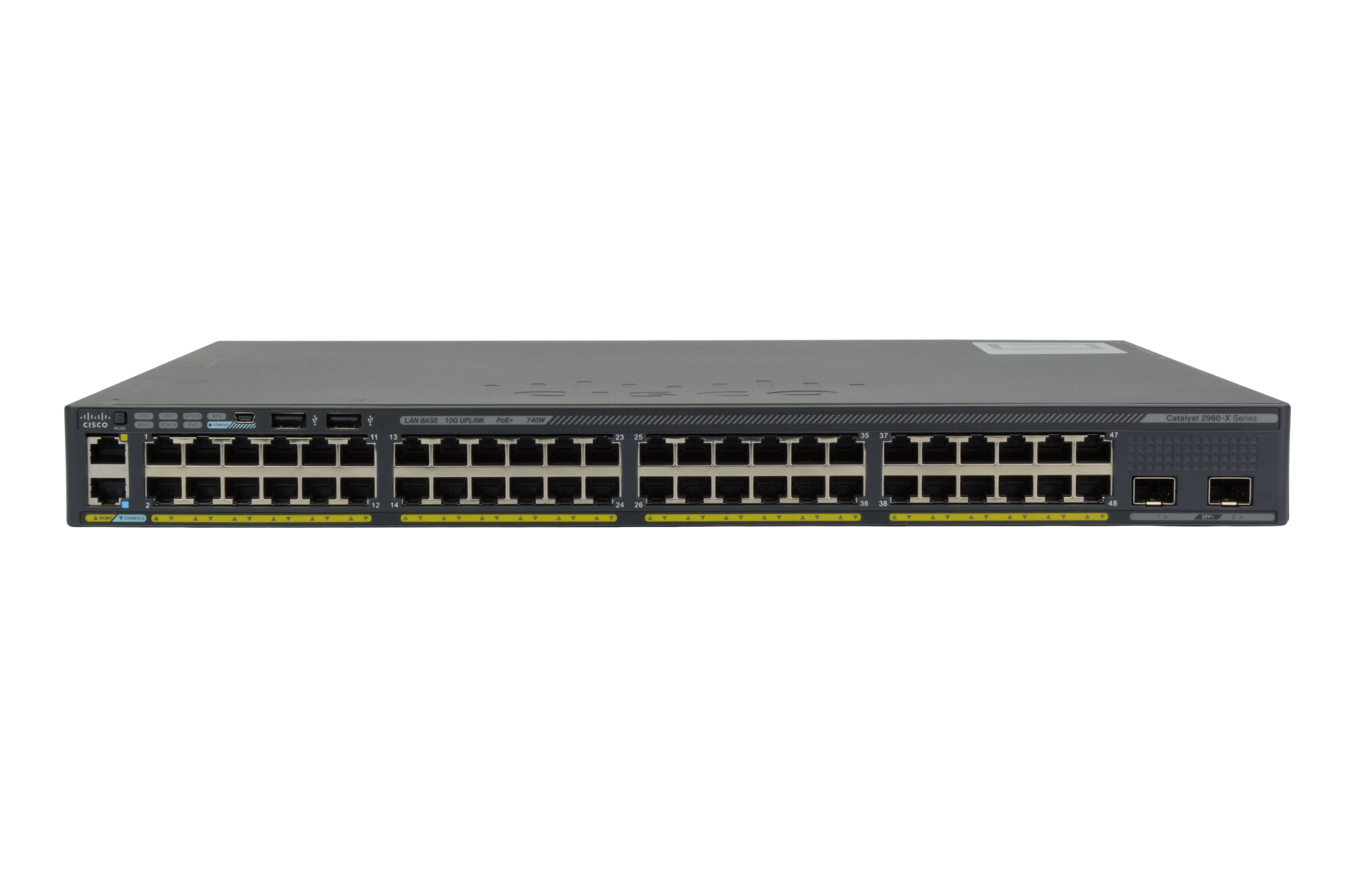 WS-C2960X-48FPD-L - Conmutador Cisco Catalyst 2960X - 48 puertos - Gestionado de capa 2 - PoE+