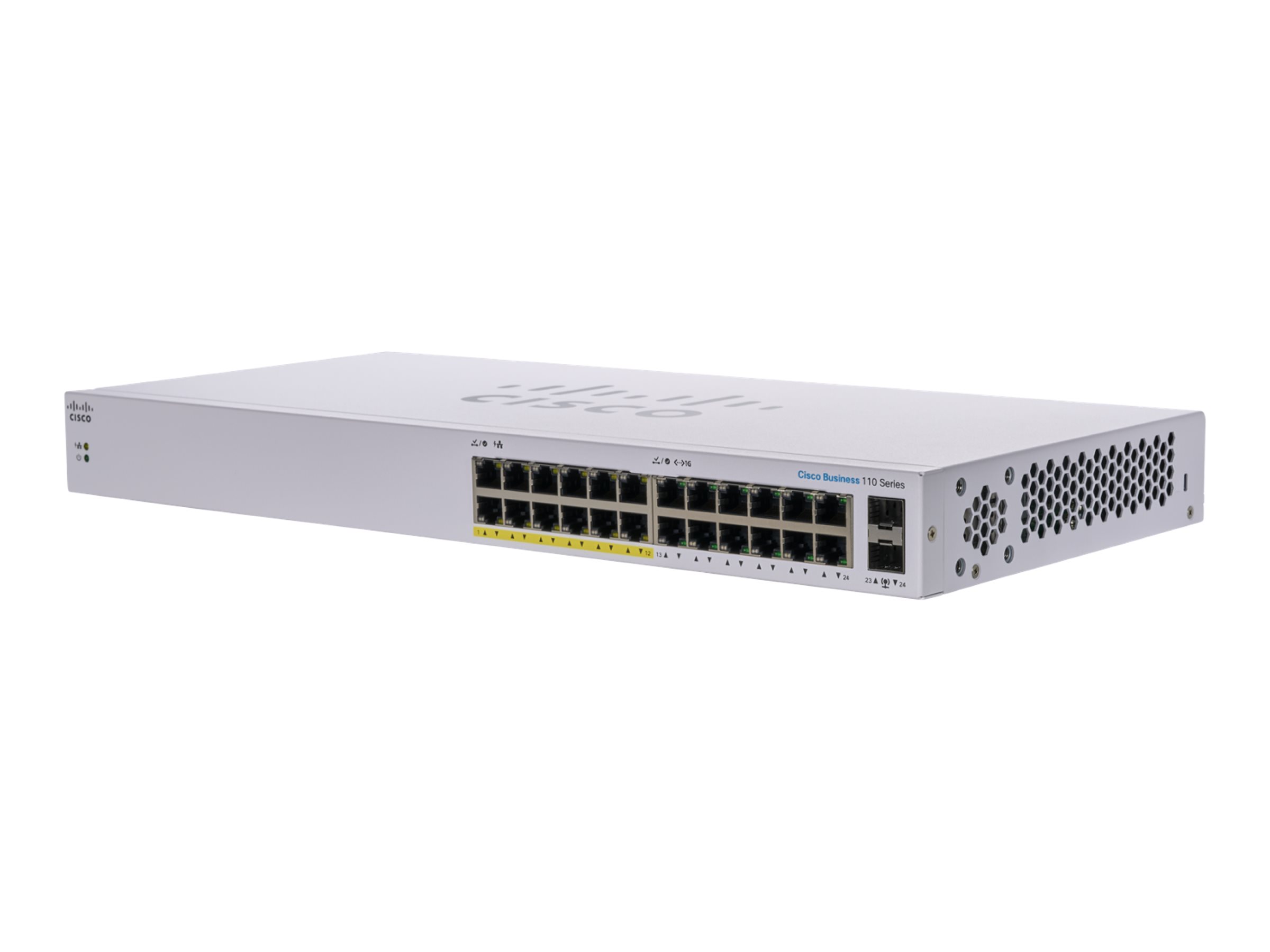 CBS110-24PP-EU - Cisco Business 110 Series Switch, unmanaged, 12 x 10/100/1000 (PoE)
