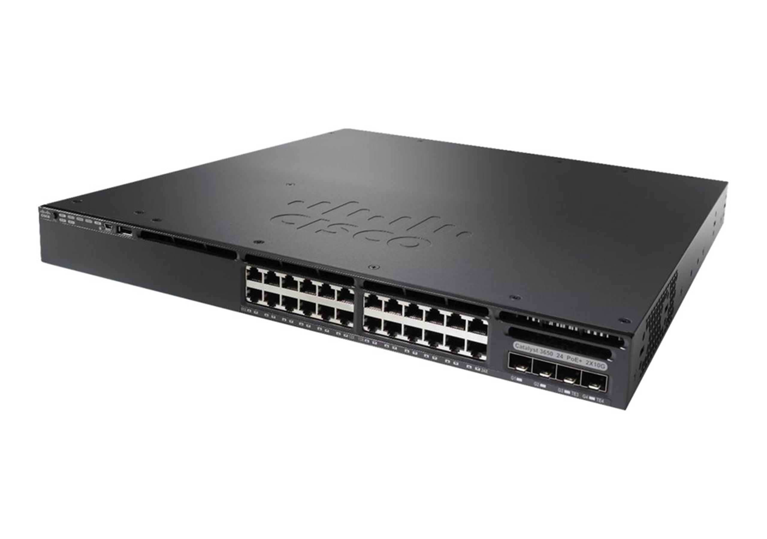 WS-C3650-24PD-S - Cisco Catalyst Switch, L3 Managed, 24x 10/100/1000 (PoE+)