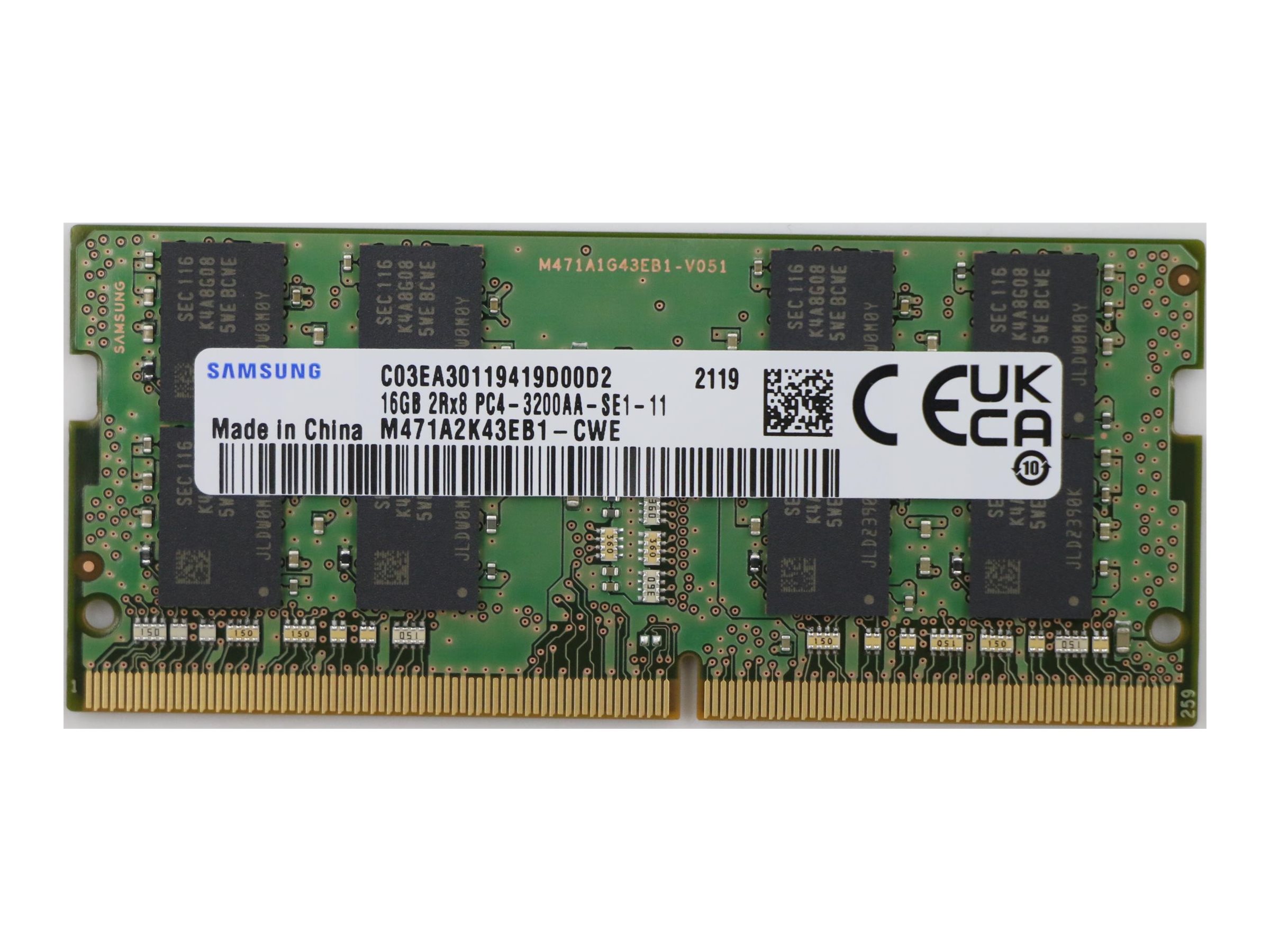 5M30Z71647 - Lenovo DDR4 - Modul - 16 GB - SO DIMM 260-PIN
