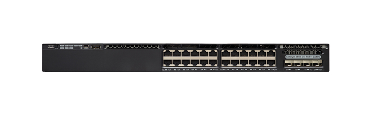 WS-C3650-24PD-E - Conmutador Cisco Catalyst 3650 - 24 puertos - Gestionado de capa 3 - PoE+