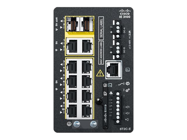 IE-3105-8T2C-E - Cisco Catalyst IE3105 Rugged Series, Network Essentials