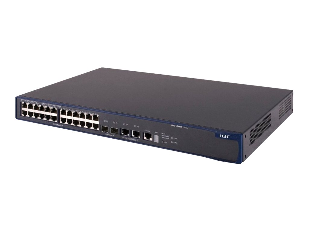 JD336A - HPE 3610-24 Switch - Switch - L4 - managed - 24 x 10/100 + 4 x SFP