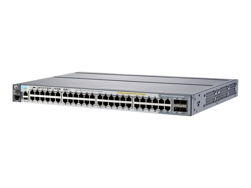 J9836A - HPE Aruba 2920-48G-PoE+ 740 W - Switch - L3 - managed - 44 x 10/100/1000 (PoE+)