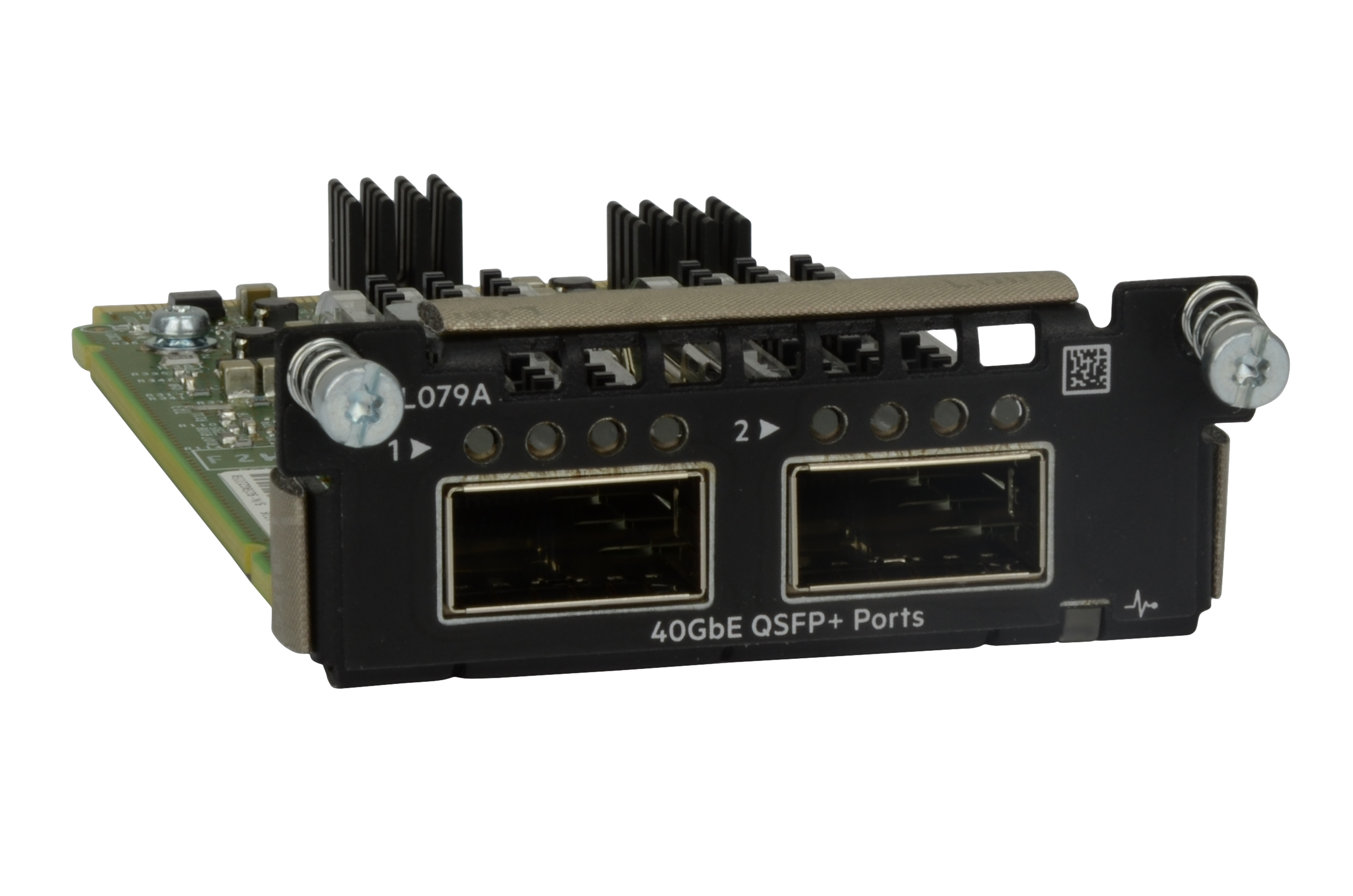 JL079A - HPE Aruba - Expansion module - 40 Gigabit QSFP+ x 2