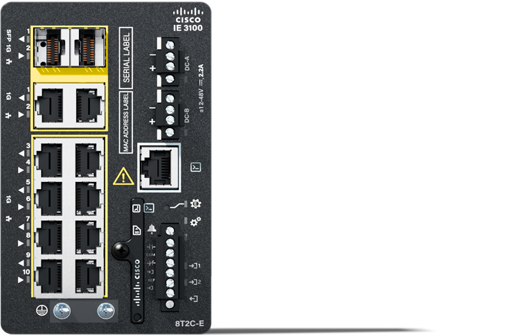 IE-3100-8T2C-E - Cisco Catalyst IE3100 Rugged Series Switch