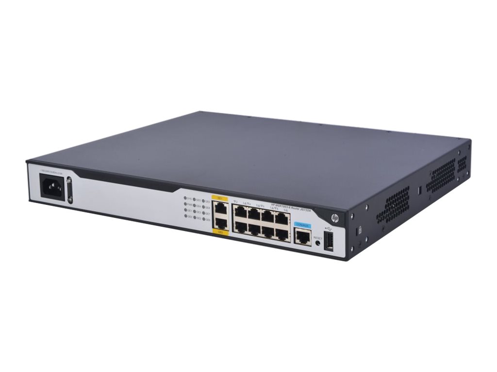 JG875A - HPE MSR1002-4 router with 4-port switch, 1GbE