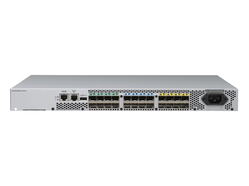Q1H70B - HPE StoreFabric SN3600B - Switch - managed - 8 x 32Gb Fibre Channel SFP+ + 16 x 32Gb Fibre Channel SFP+ Puertos on Demand