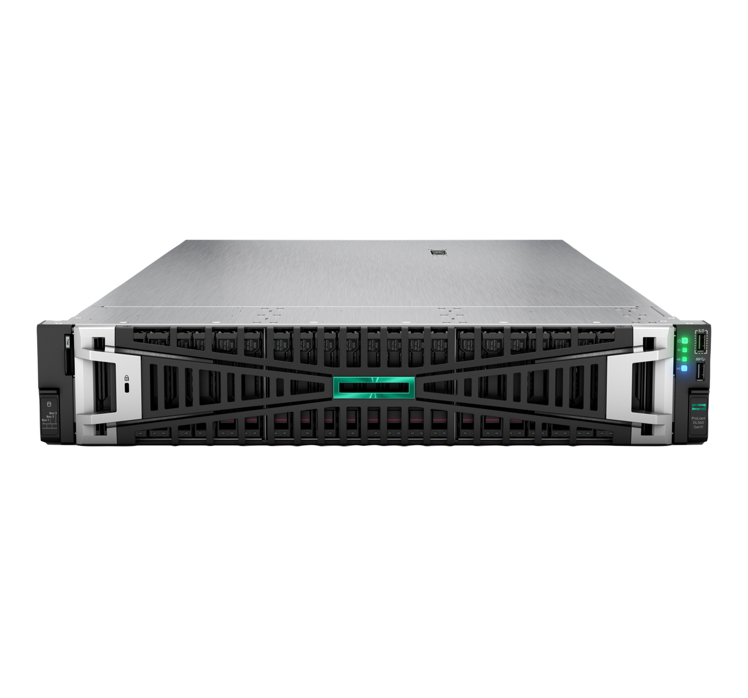 P55182-B21 - HPE ProLiant DL560 Gen11 Networking Choice - Server - Rack-Montage - 2U - vierweg - nessuno CPU - RAM 0 GB - SATA - Hot-Swap 6.4 cm (2.5")