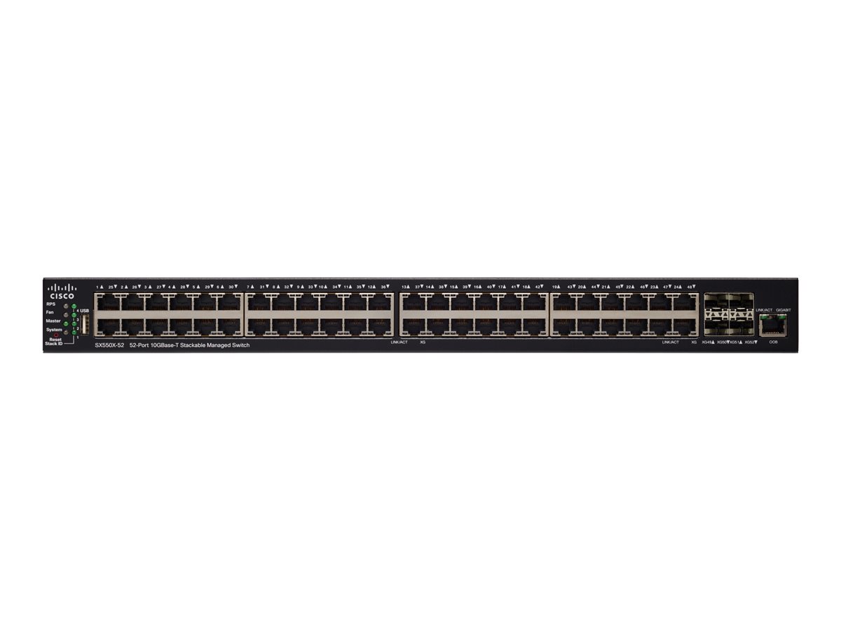 SX550X-52-K9-EU - Switch Cisco Business 550 - 52 puertos - Gestionado L3