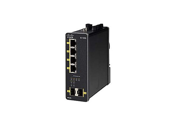 IE-1000-4P2S-LM - Cisco Industrial Ethernet 1000 Series Switch, 4 x 10/100/1000 (PoE+)