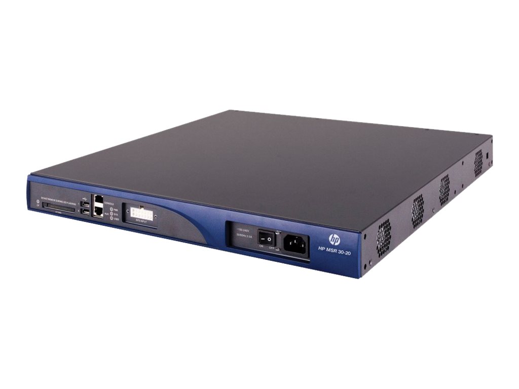 JF235A - HPE MSR30-20 1GbE router with rack-mount option