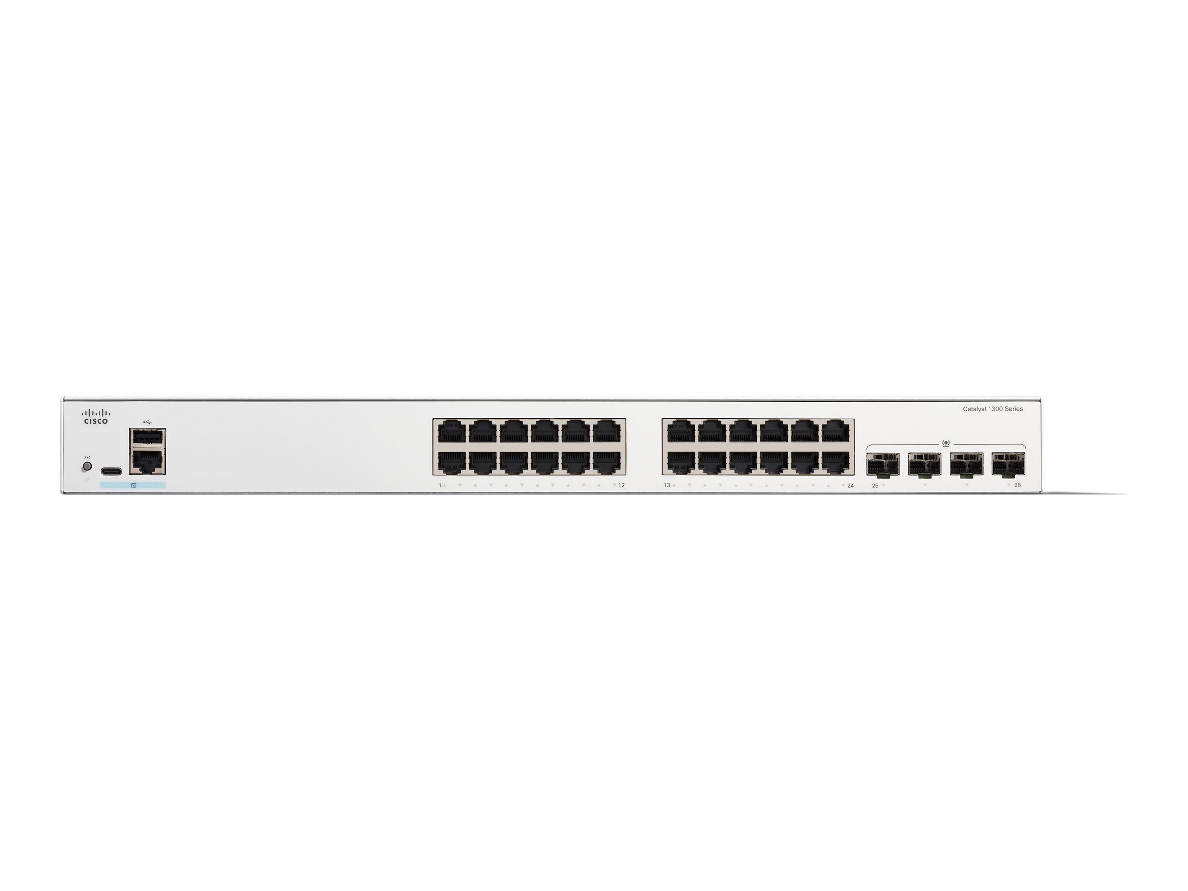 C1300-24T-4G - Conmutador Cisco Catalyst 1300 - 24 puertos - Gestionado L3