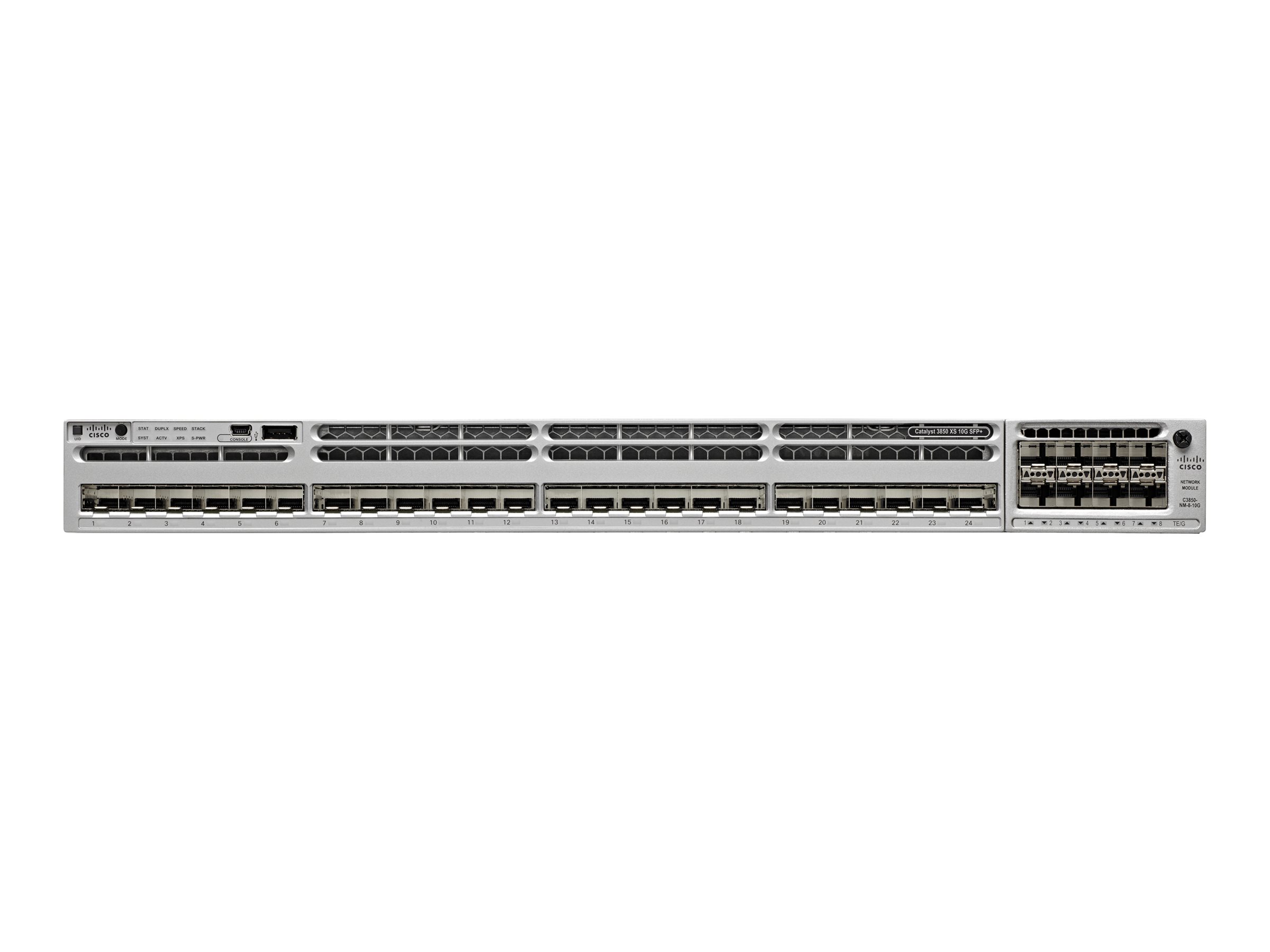 WS-C3850-32XS-E - Cisco Catalyst 3850 Switch L3 managed 24x 1G/10G SFP+ + 6x 10G SFP+ Uplink