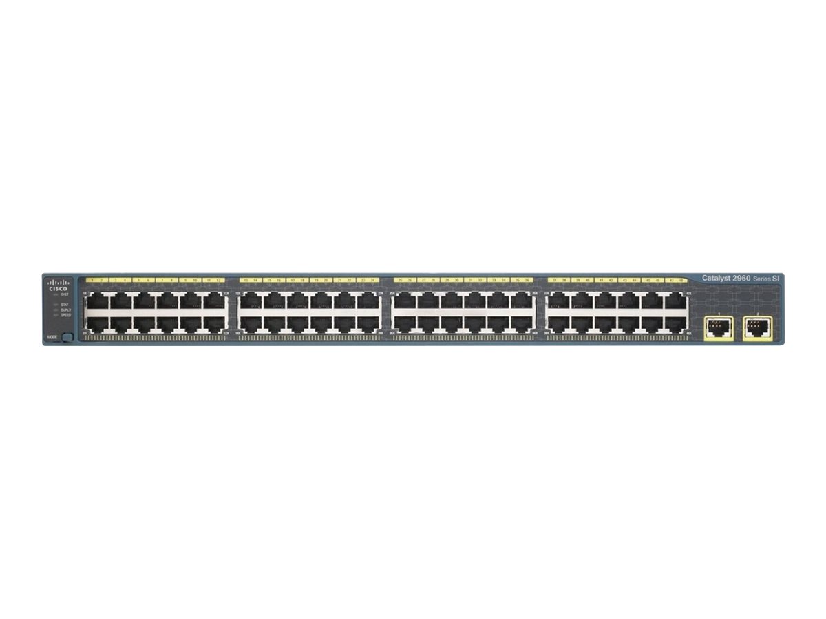 WS-C2960X-48LPD-L - Conmutador Cisco Catalyst 2960X - 48 puertos - Gestionado de capa 2 - PoE+